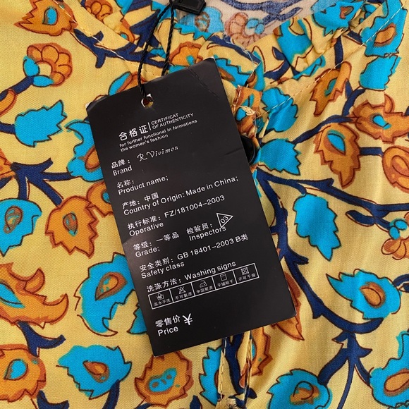 R.Vivimos Elephant Floral Maxi Dress - Picture 8 of 9